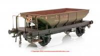 4361 Heljan Catfish Ballast Hopper Wagon number DB983860 in BR Olive livery - weathered
